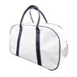 Τσάντα 11711 Λευκό-Μπλέ Σκούρο Zaxos