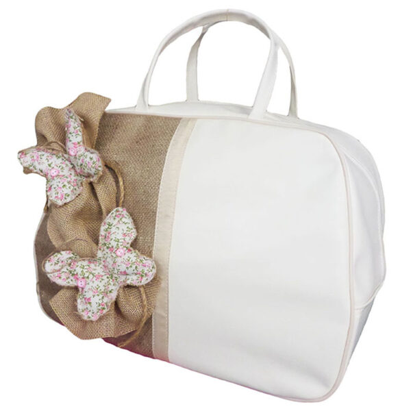 Τσάντα 611 Πεταλούδα Εκρού Nuova Vita