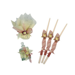 Σετ Βάπτισης 20-216 Τριαντάφυλλο - Image 4