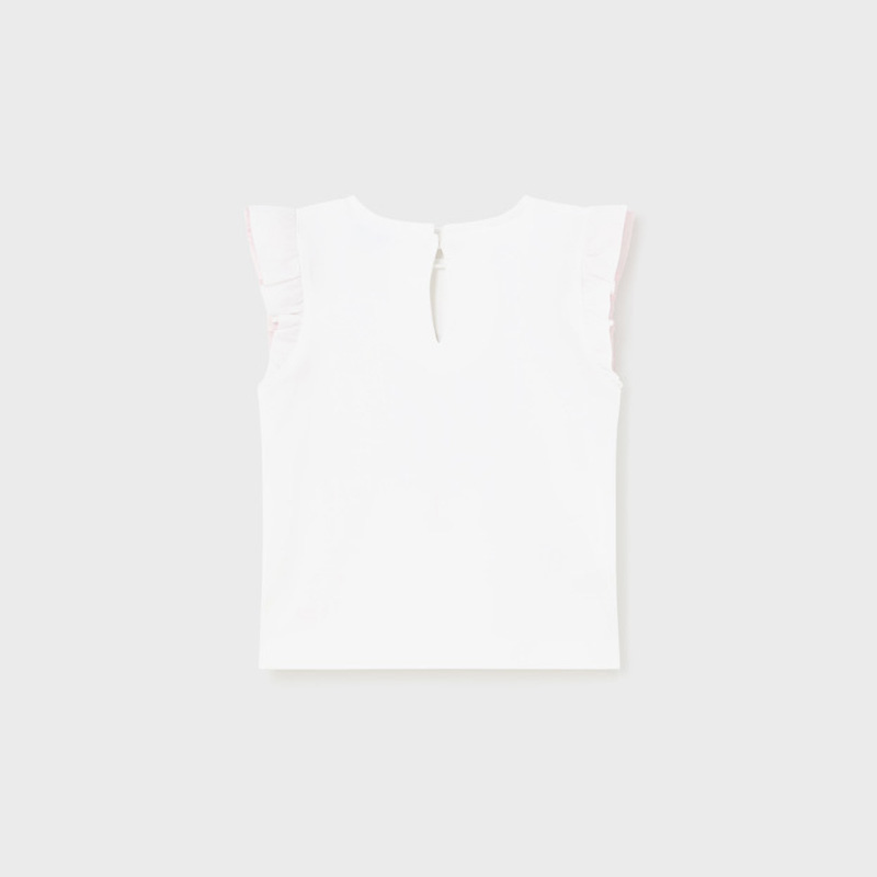 Μπλούζα 24-01005-038 Λευκό-Ρόζ Mayoral_2