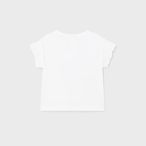 Μπλούζα 24-01010-010 Λευκό-Ρόζ Mayoral_2