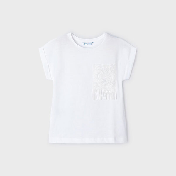 Μπλούζα 24-03087-036 Λευκό Mayoral