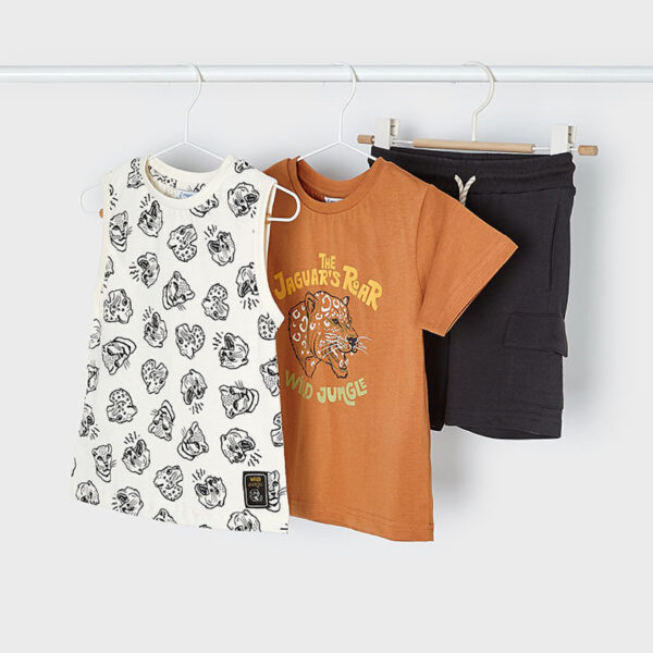 Σετ 24-03604-091 Πορτοκαλί Mayoral (Με 2 μπλούζες)