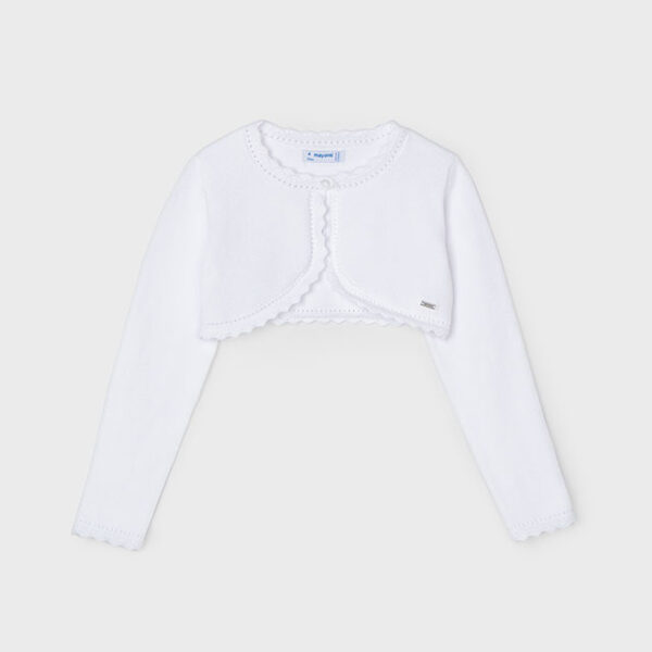 Ζακέτα-Μπολερό 24-00320-054 Λευκό Mayoral