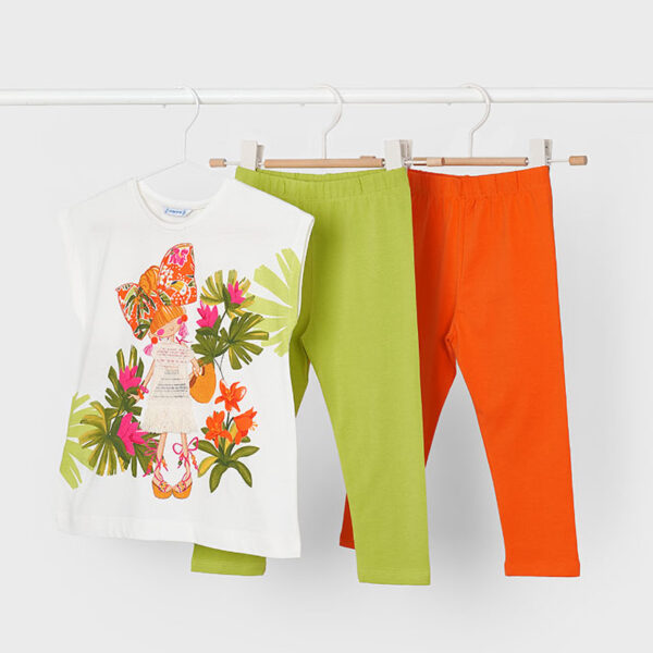 Σετ 24-03709-017 Πορτοκαλί Mayoral (Με 2 παντελόνια) Σετ 24-03709-017 Πορτοκαλί Mayoral (Με 2 παντελόνια)