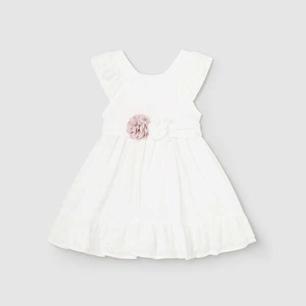 Φόρεμα 24-01903-051 Λευκό Mayoral