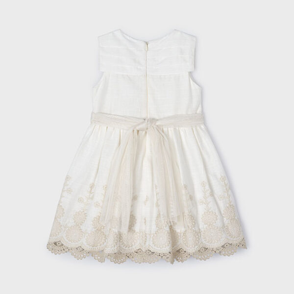 Φόρεμα 24-03917-063 Εκρού Mayoral_2