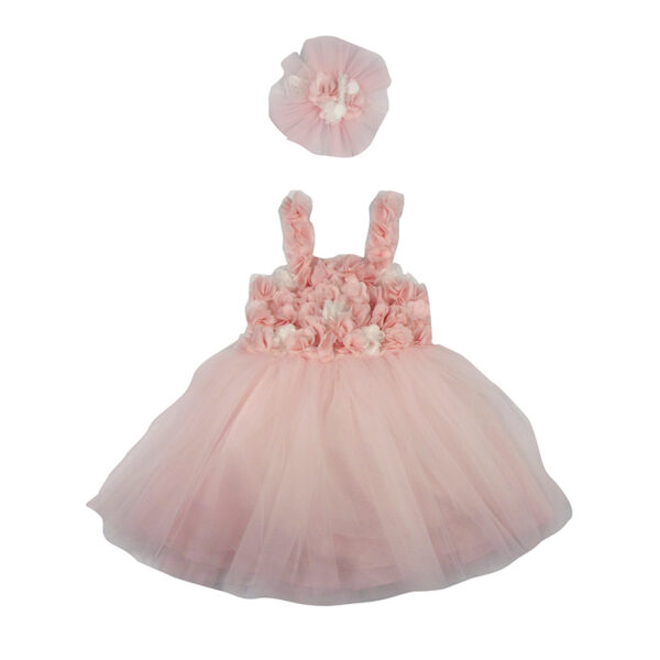 Φόρεμα 24-MRG02 Ρόζ Nuchouette