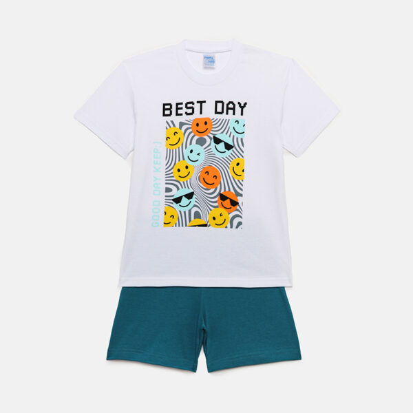 Πυτζάμα 65389-533 Λευκό Pretty Baby