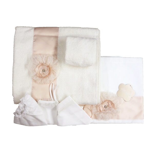 Σετ Λαδόπανα 1538-3 Εκρού Lina Baby