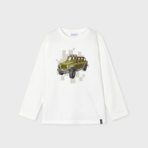 Μπλούζα 14-04052-077 Εκρού-Πράσινο Mayoral