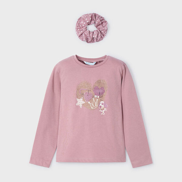 Μπλούζα 14-04069-086 Ρόζ Mayoral