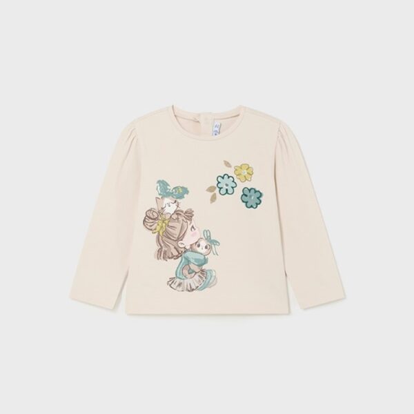 Μπλούζα 14-02052-089 Μπέζ-Βεραμάν Mayoral (Σετ 2 τεμαχίων)_2