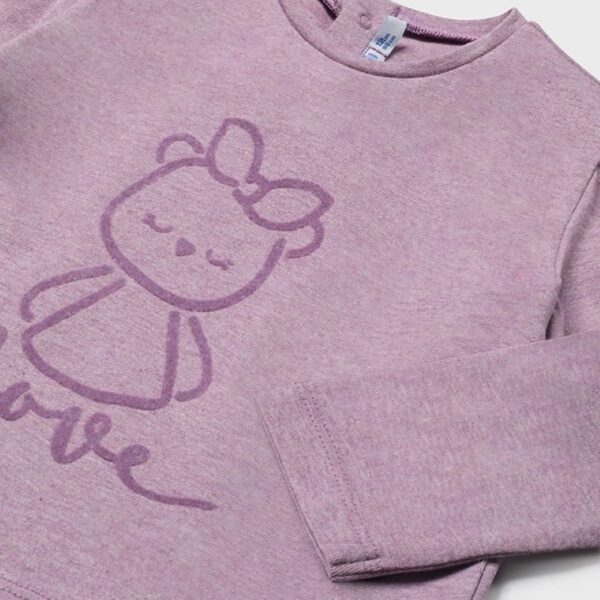 Μπλούζα 14-02052-090 Λευκό-Μώβ Mayoral (Σετ 2 τεμαχίων)_3