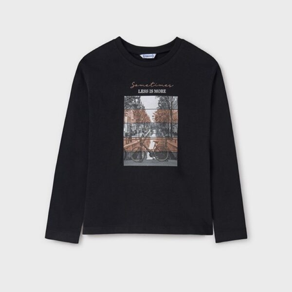 Μπλούζα 14-07009-089 Μαύρο Mayoral