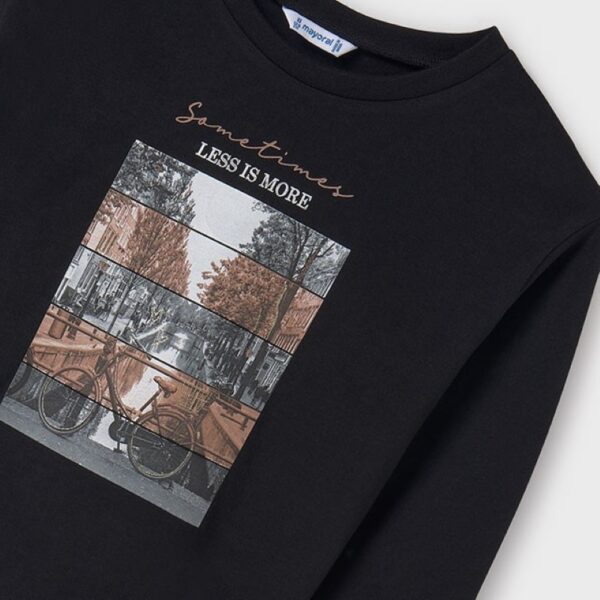 Μπλούζα 14-07009-089 Μαύρο Mayoral_2