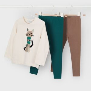 Σετ 14-04711-066 Πράσινο Mayoral (Με 2 παντελόνια)