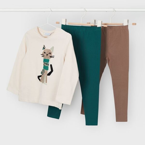 Σετ 14-04711-066 Πράσινο Mayoral (Με 2 παντελόνια)