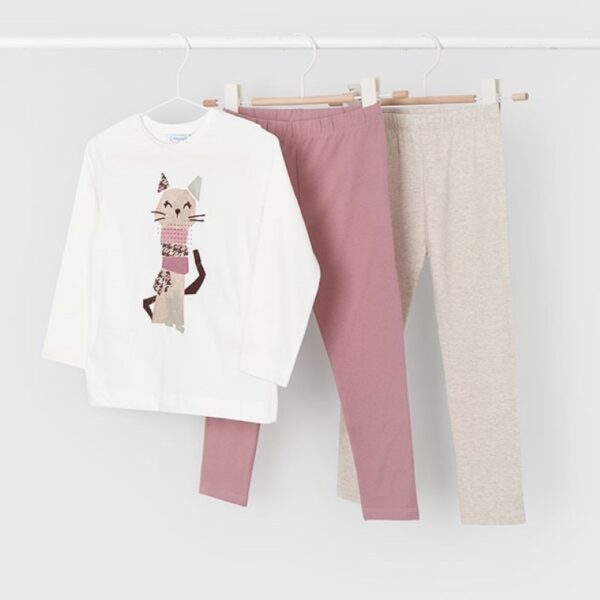 Σετ 14-04711-068 Ρόζ Mayoral (Με 2 παντελόνια)