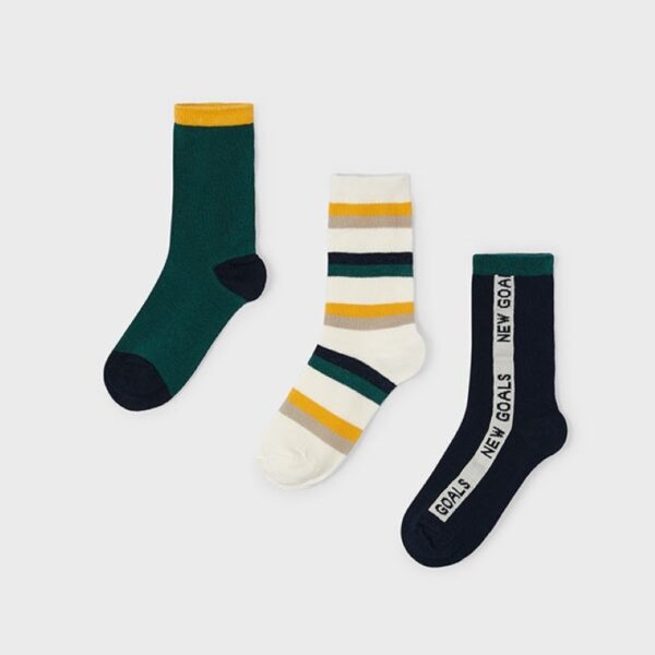 Κάλτσα 14-10803-052 Πράσινο Mayoral (Σετ 3 τεμαχίων)