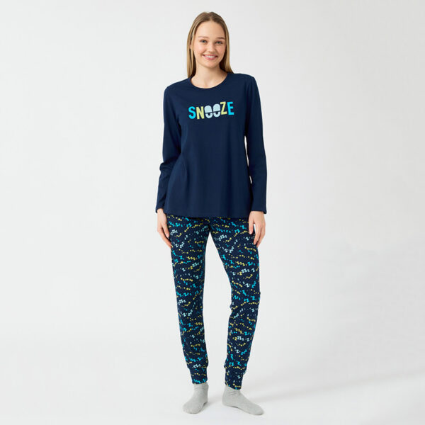 Πυτζάμα 90-53045-100 Μπλέ Σκούρο Minerva