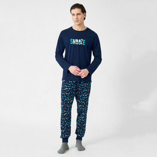 Πυτζάμα 90-71165-100 Μπλέ Σκούρο Minerva