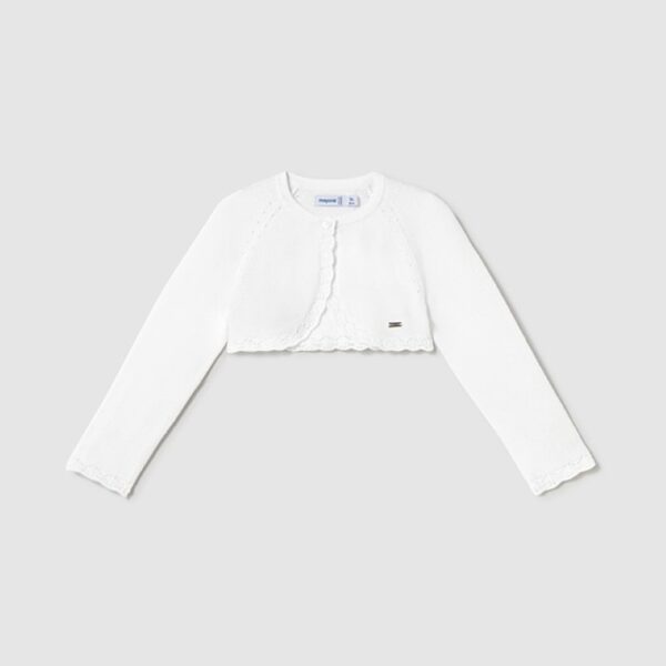 Ζακέτα-Μπολερό 25-00306-046 Λευκό Mayoral