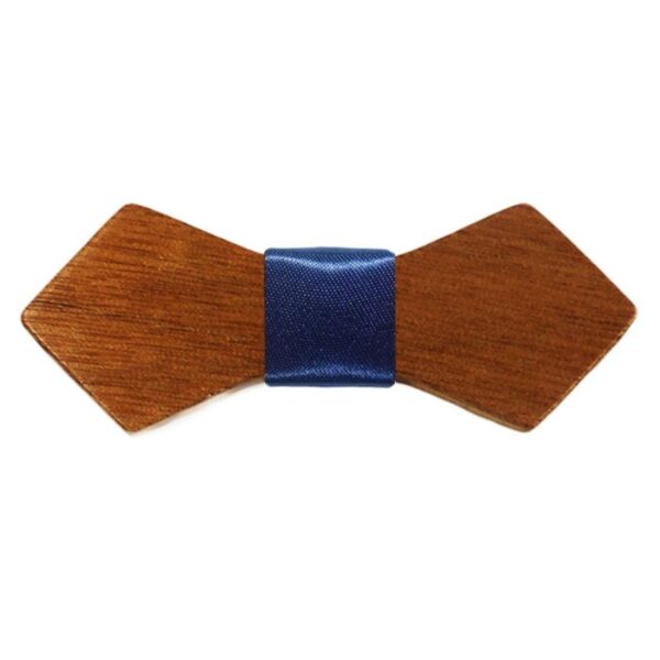 Παπιγιόν Ξύλινο 006 Μπλέ Sgc