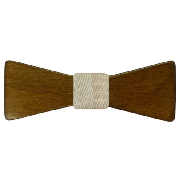 Παπιγιόν Ξύλινο 007 Μπέζ Sgc