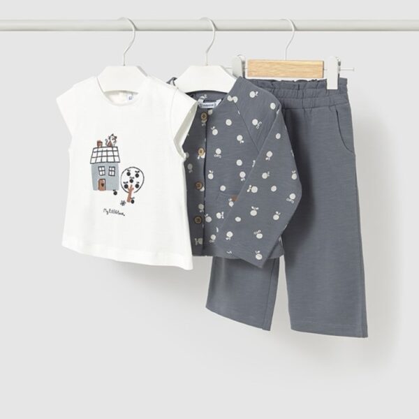 Σετ 25-01574-063 Ανθρακί Mayoral (Σετ 3 τεμαχίων)