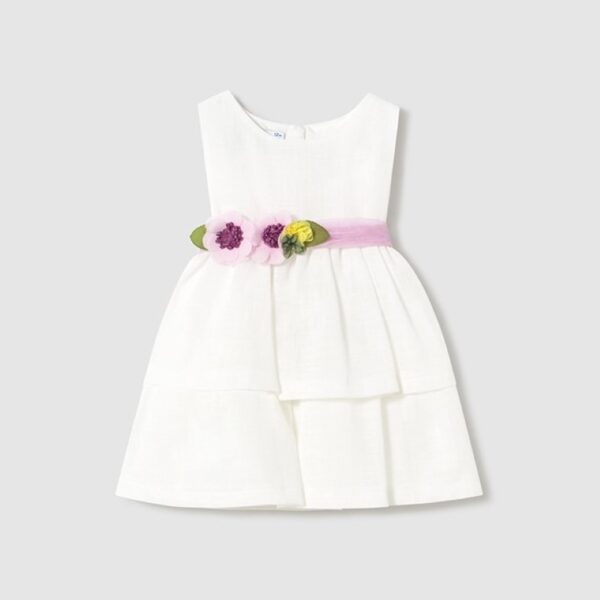 Φόρεμα 25-01911-040 Λευκό Mayoral