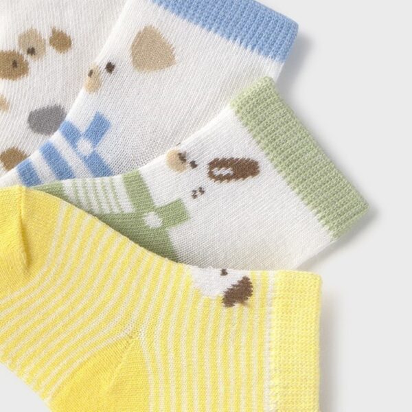 Κάλτσα 25-09862-010 Κίτρινο Mayoral (Σετ 4 τεμαχίων)_2
