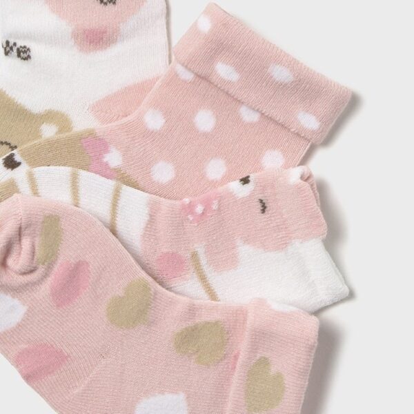 Κάλτσα 25-09867-069 Ρόζ Mayoral (Σετ 4 τεμαχίων)_2