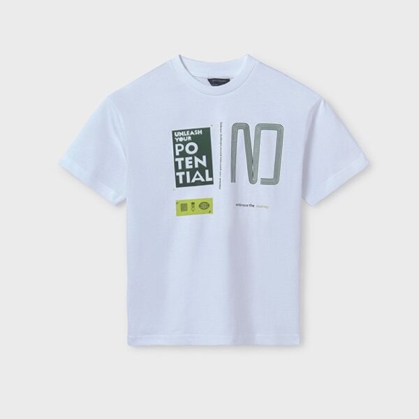 Μπλούζα 25-06014-030 Λευκό Mayoral