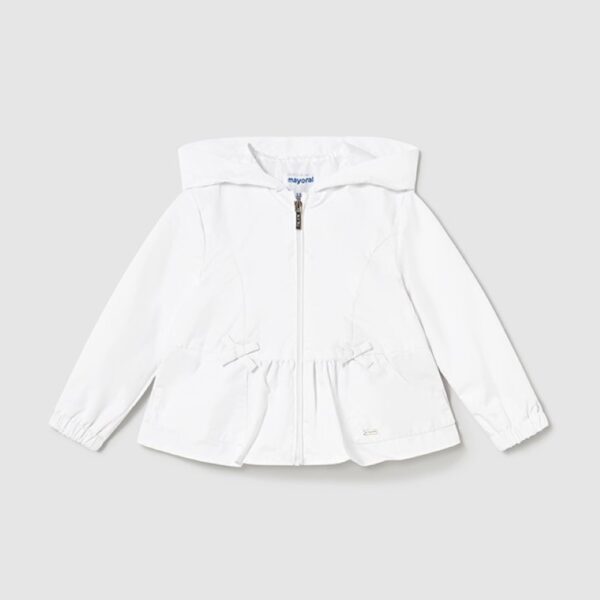 Μπουφάν Αντιανεμικό 25-01465-060 Λευκό Mayoral