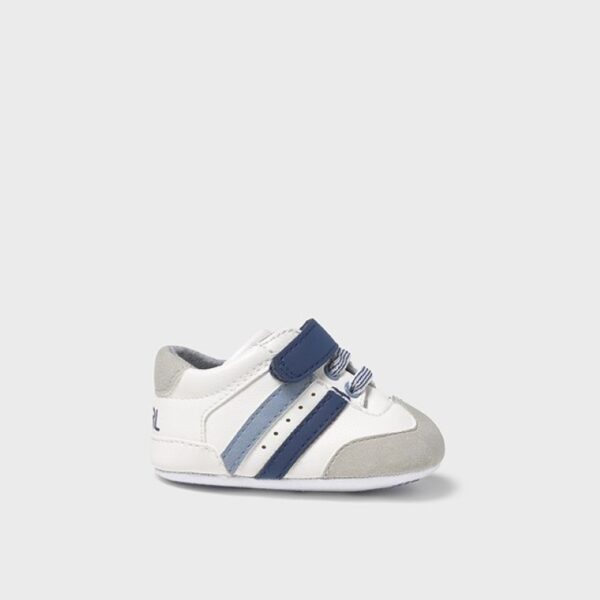 Παπούτσια Αγκαλιάς 25-09899-079 Λευκό-Μπλέ Mayoral