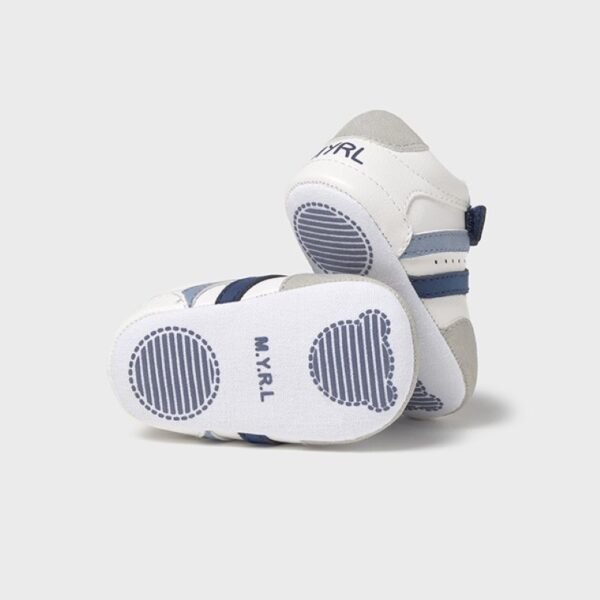 Παπούτσια Αγκαλιάς 25-09899-079 Λευκό-Μπλέ Mayoral_2