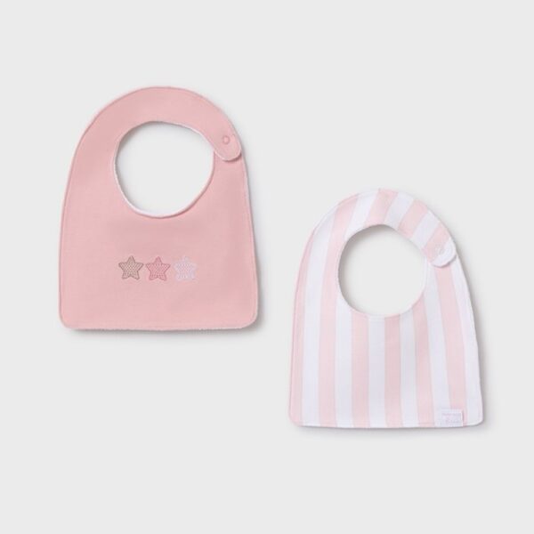 Σαλιάρα 25-09876-050 Ρόζ Mayoral (Σετ 2 τεμαχίων)