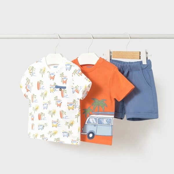 Σετ 25-01652-020 Πορτοκαλί Mayoral (Με 2 μπλούζες)