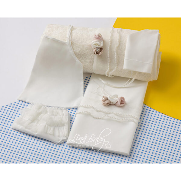 Σετ Λαδόπανα 1565 Εκρού Lina Baby Σετ Λαδόπανα 1565 Εκρού Lina Baby