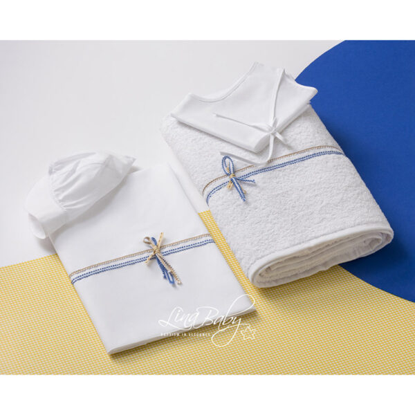 Σετ Λαδόπανα 1577 Λευκό Lina Baby