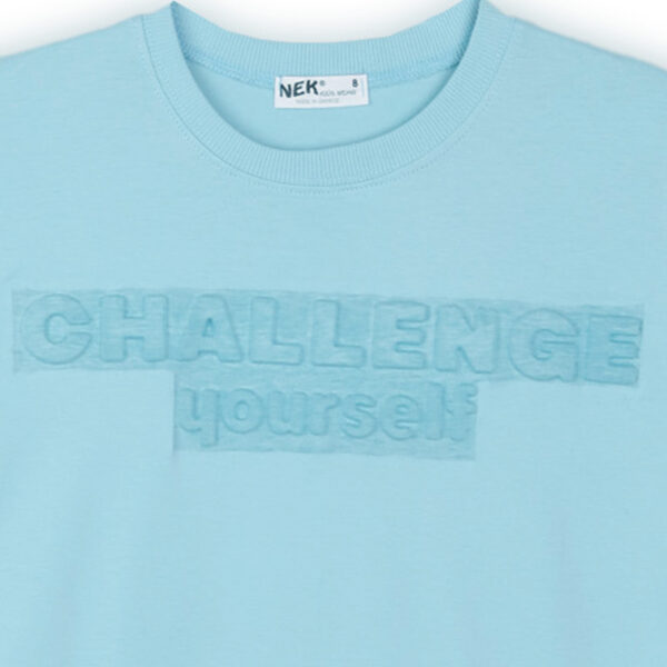 Μπλούζα 64925 Πετρόλ Nek Kidswear_2