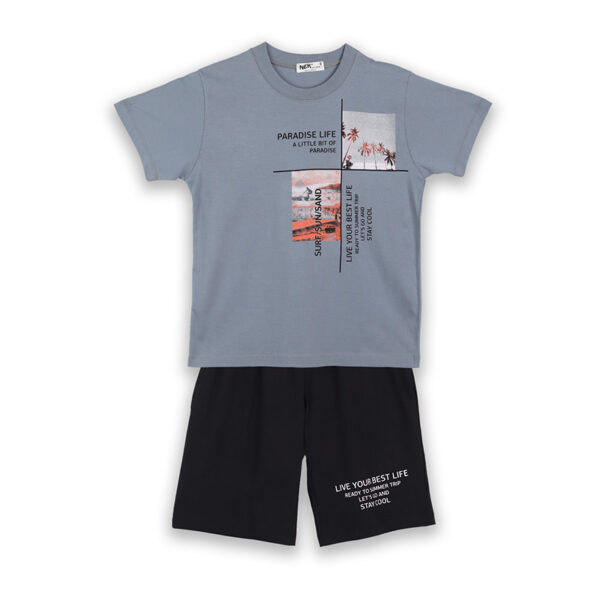 Σετ 61625 Γκρί Nek Kidswear