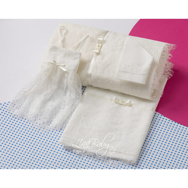 Σετ Λαδόπανα 1573 Εκρού Lina Baby