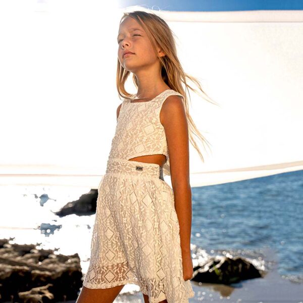 Φόρεμα 254041 Λευκό Εβίτα_2