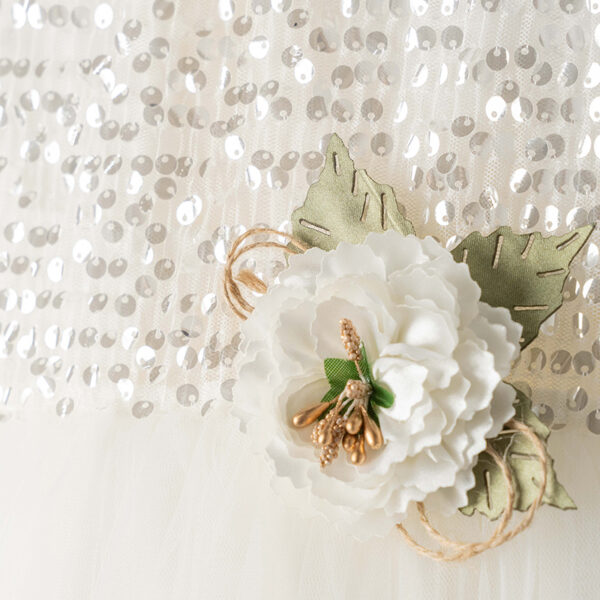 Φόρεμα 254230 Λευκό Εβίτα_2