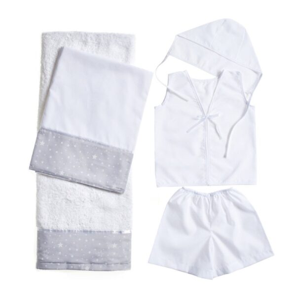 Σετ Λαδόπανα 210 Λευκό-Γκρί Nuova Vita Σετ Λαδόπανα 210 Λευκό-Γκρί Nuova Vita