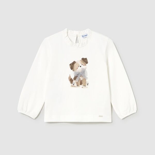 Μπλούζα 15-02075-077 Λευκό Mayoral