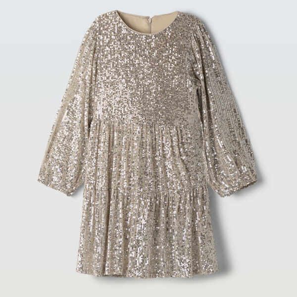 Φόρεμα 243079 Χρυσό Εβίτα