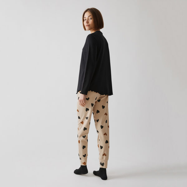 Πυτζάμα 90-52627-045 Μάυρο Minerva_2